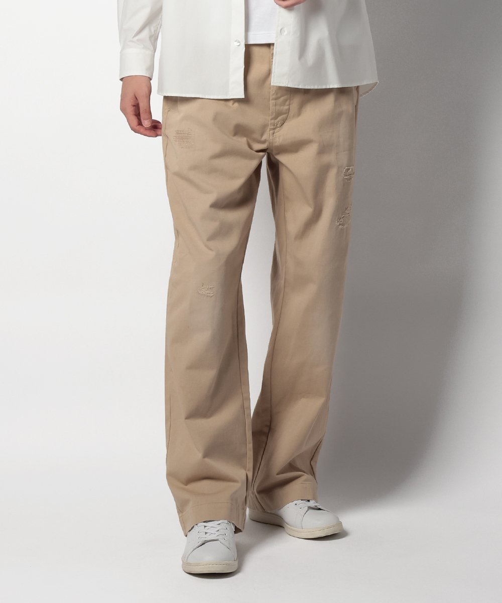 ビッグフィット リペア加工 チノパンツ