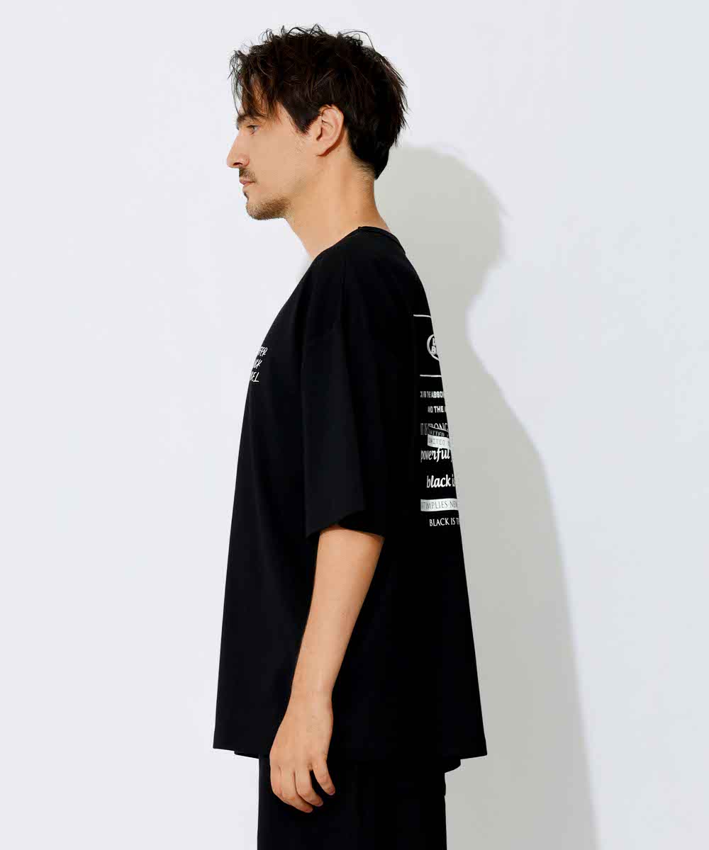 ブラックレーベル A-PACK バックプリントTシャツ