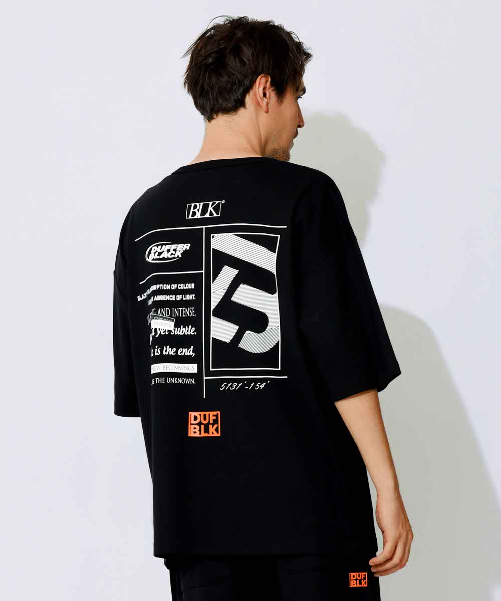 ブラックレーベル A-PACK バックプリントTシャツ