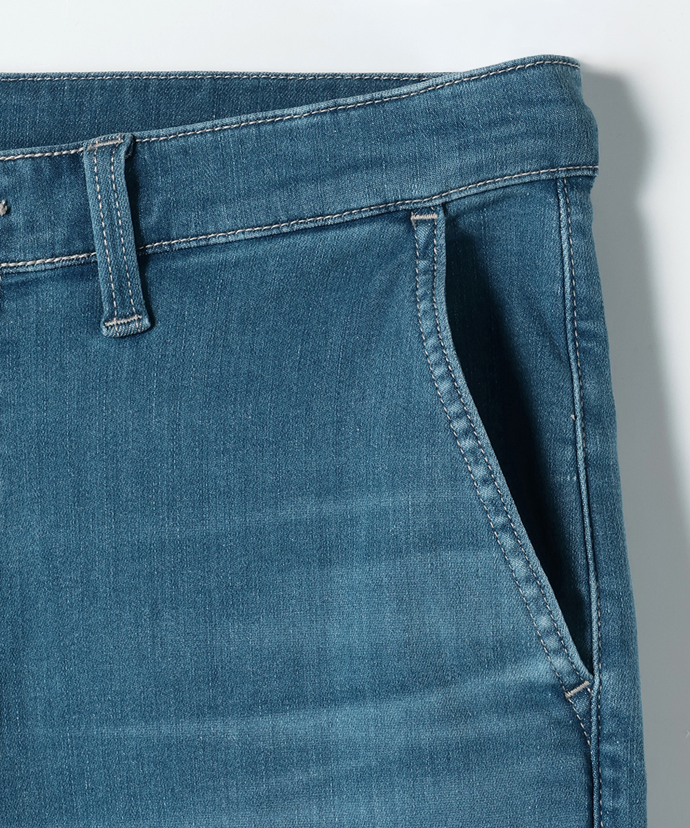 フリーフィットスーパーストレッチ  “イスコ”デニムパンツ