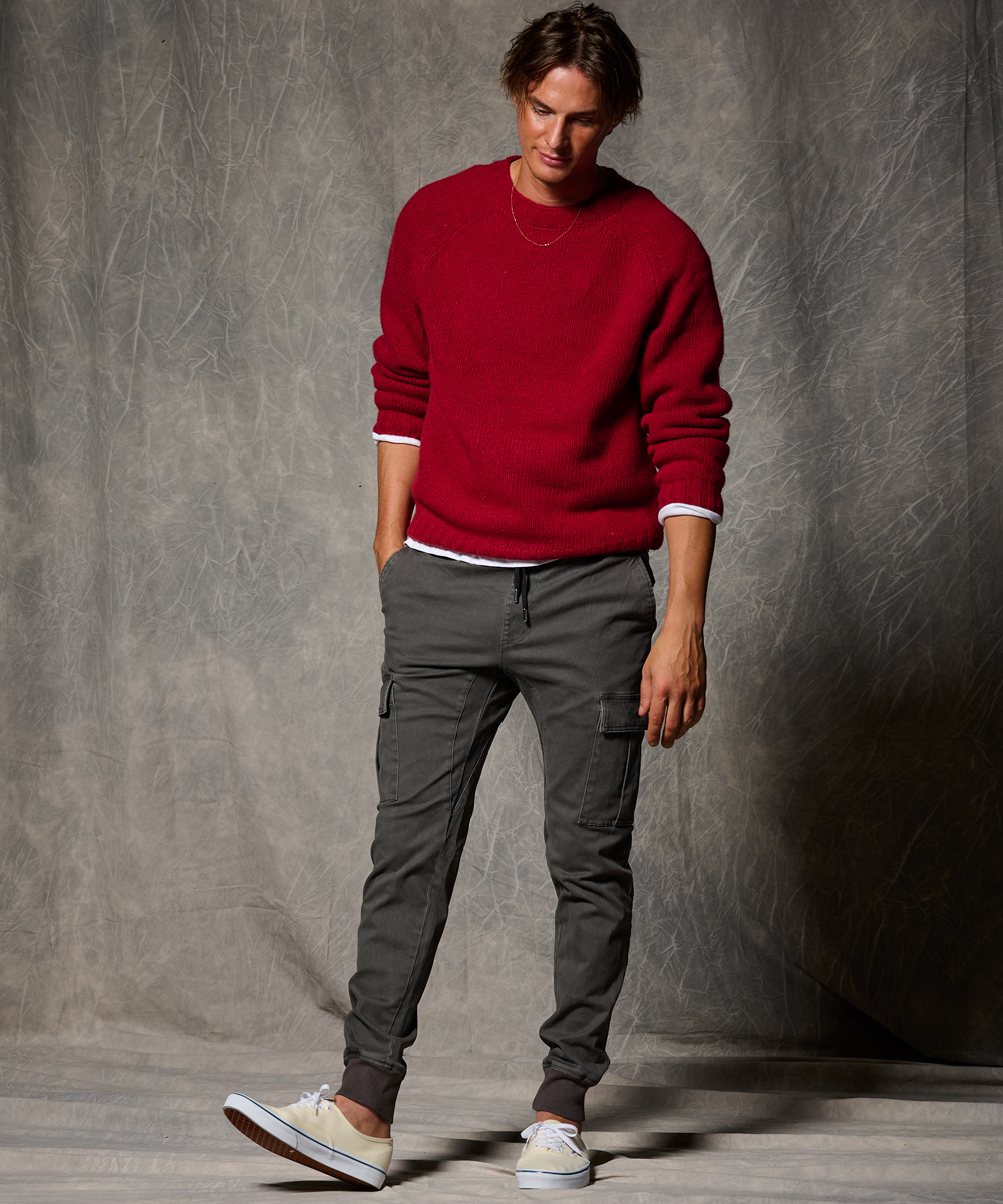 限定 カーゴリブイージーパンツ