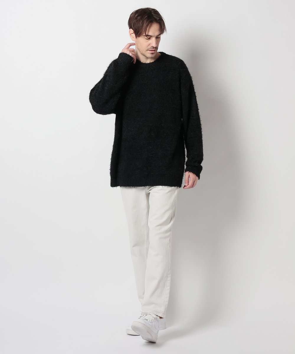 シャギーニットクルーネック | マリブファーム | Safari Lounge