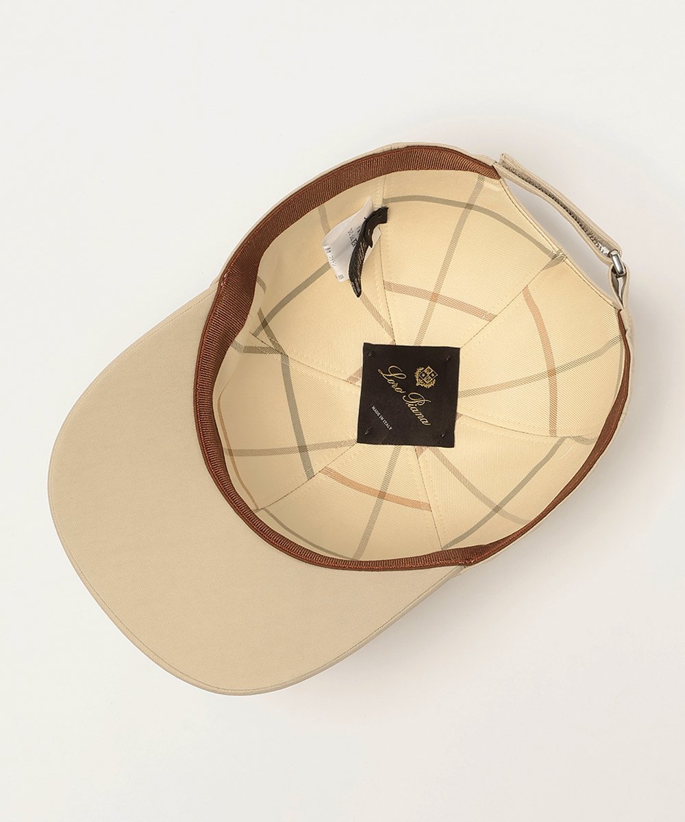 Loro Piana ロロピアーナ 帽子 キャップ 刺繍ロゴ 薄型 野球帽子