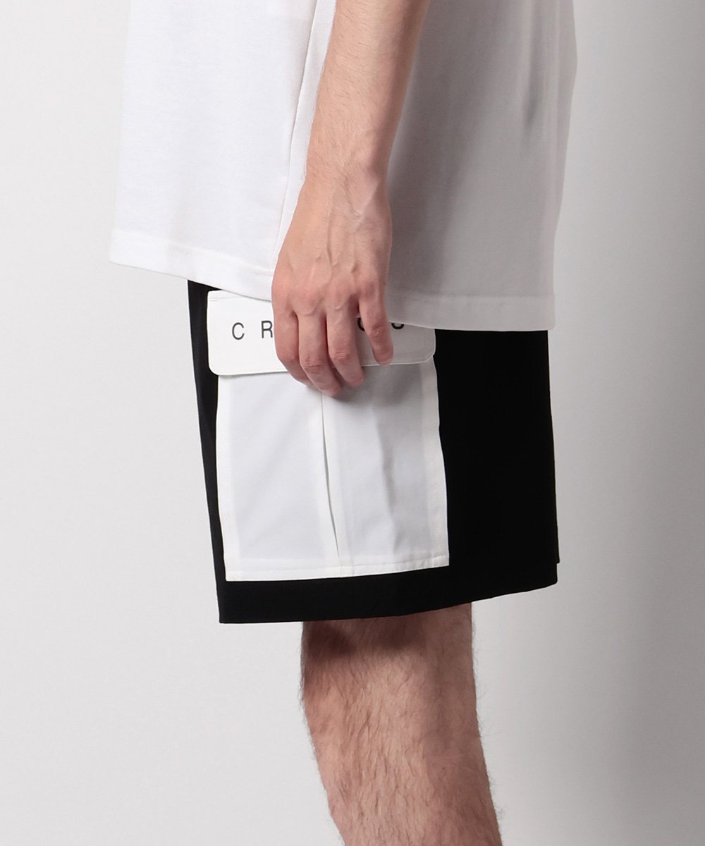 【新品】【ネット完売】CRONOSハーフパンツLサイズ ホワイト ナイロン ストレッチハーフパンツ | クロノス | Safari Lounge