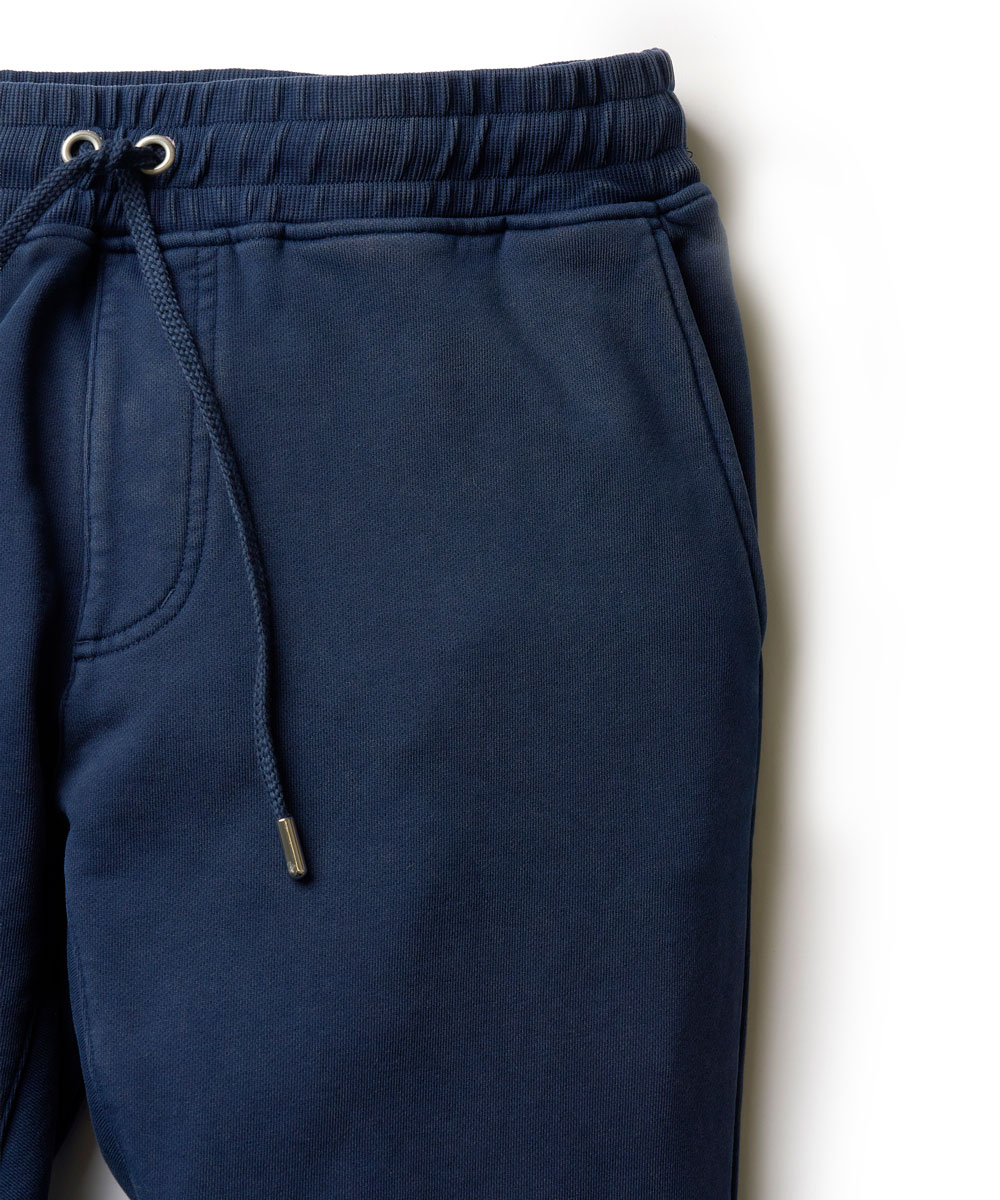 限定 テイパード 裾ジップ スウェット イージーパンツ