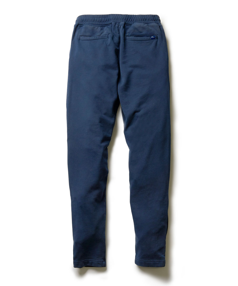 限定 テイパード 裾ジップ スウェット イージーパンツ