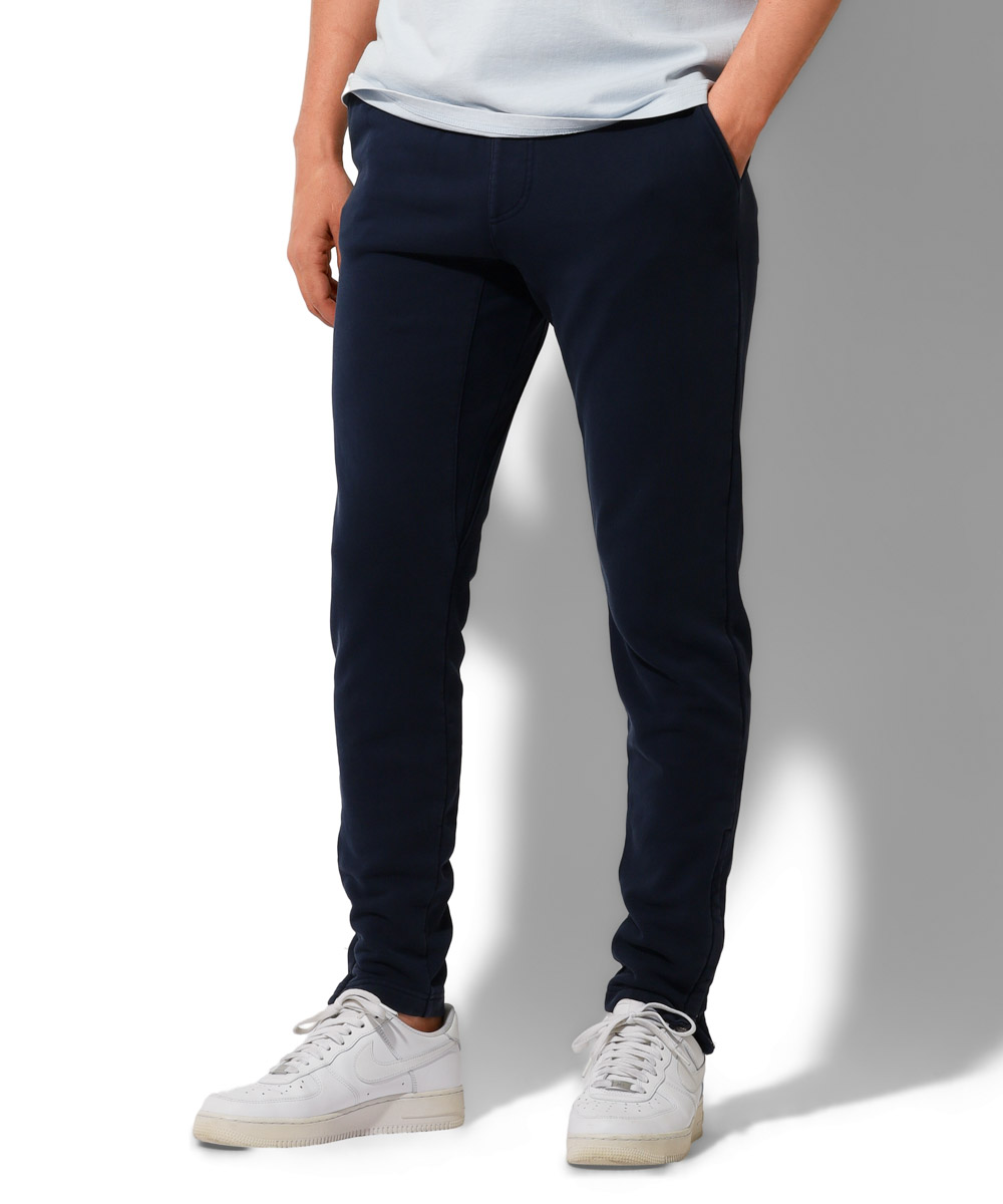 限定 テイパード 裾ジップ スウェット イージーパンツ