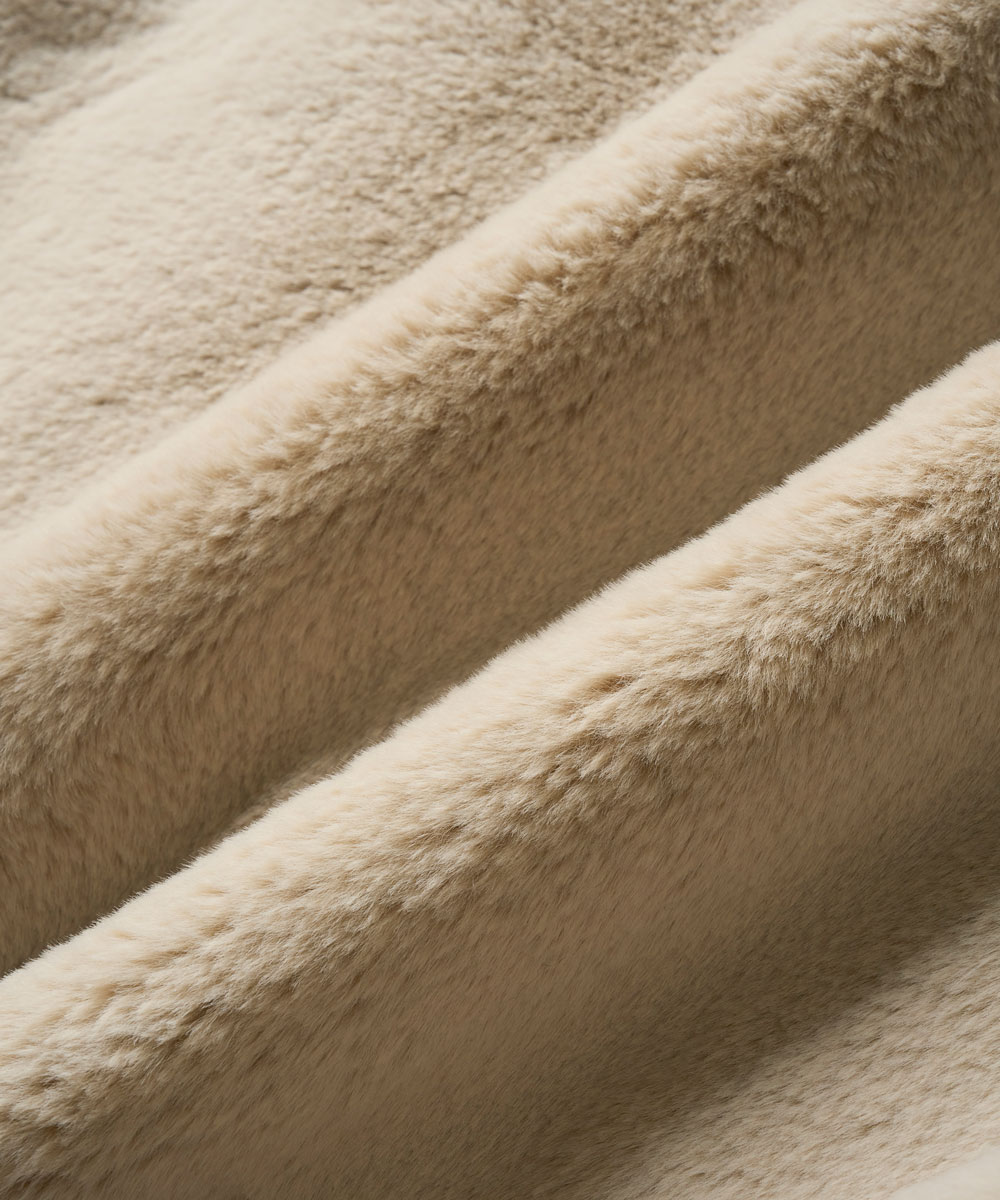 フェイクファー ボンバージャケット