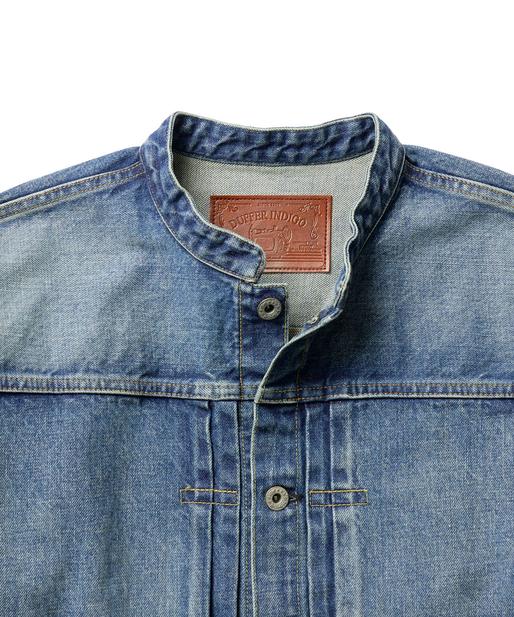 バンドカラー トラッカージャケット