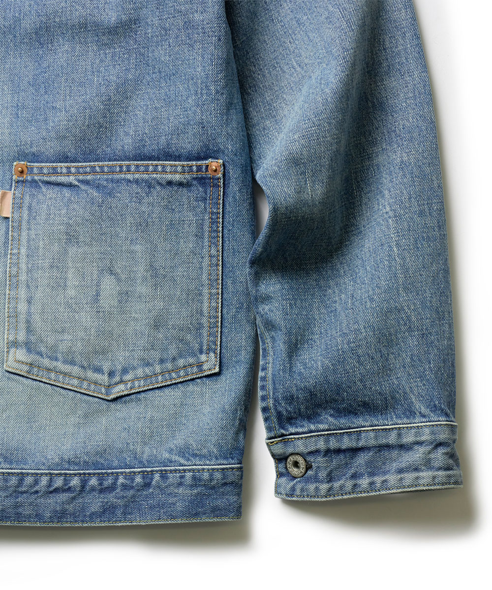 バンドカラー トラッカージャケット