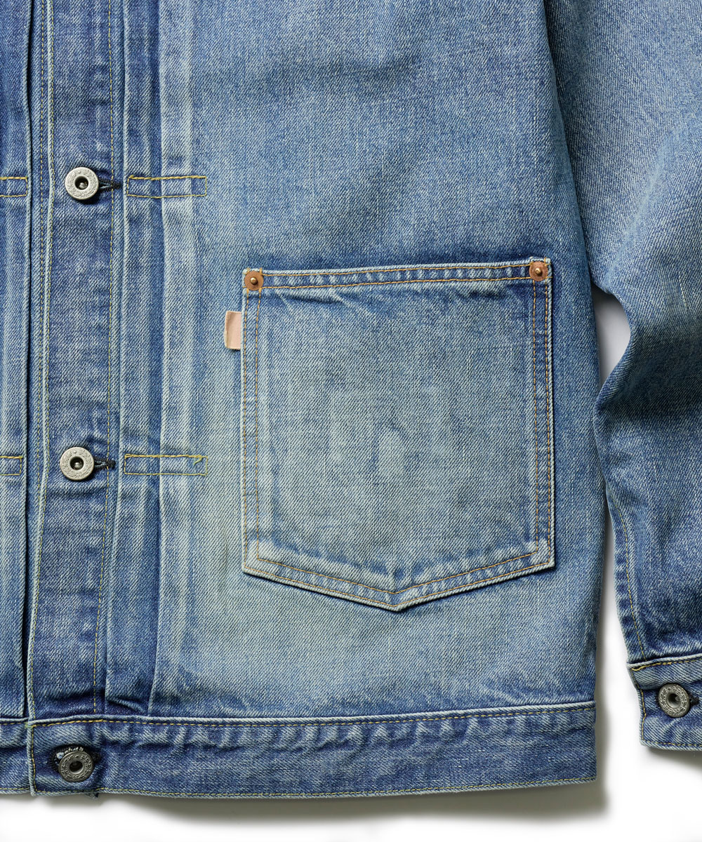 バンドカラー トラッカージャケット