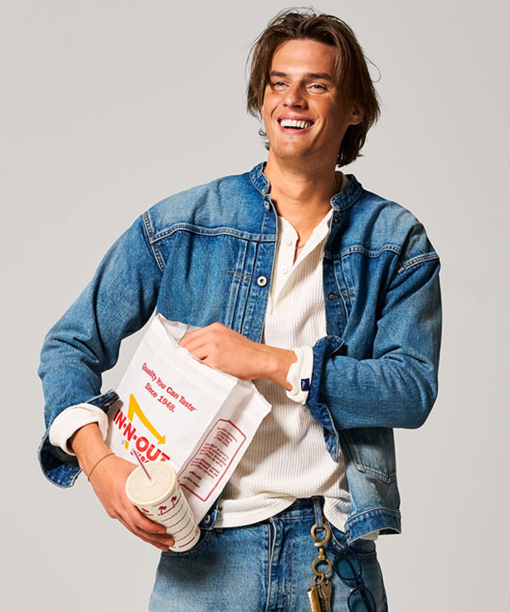 バンドカラー トラッカージャケット