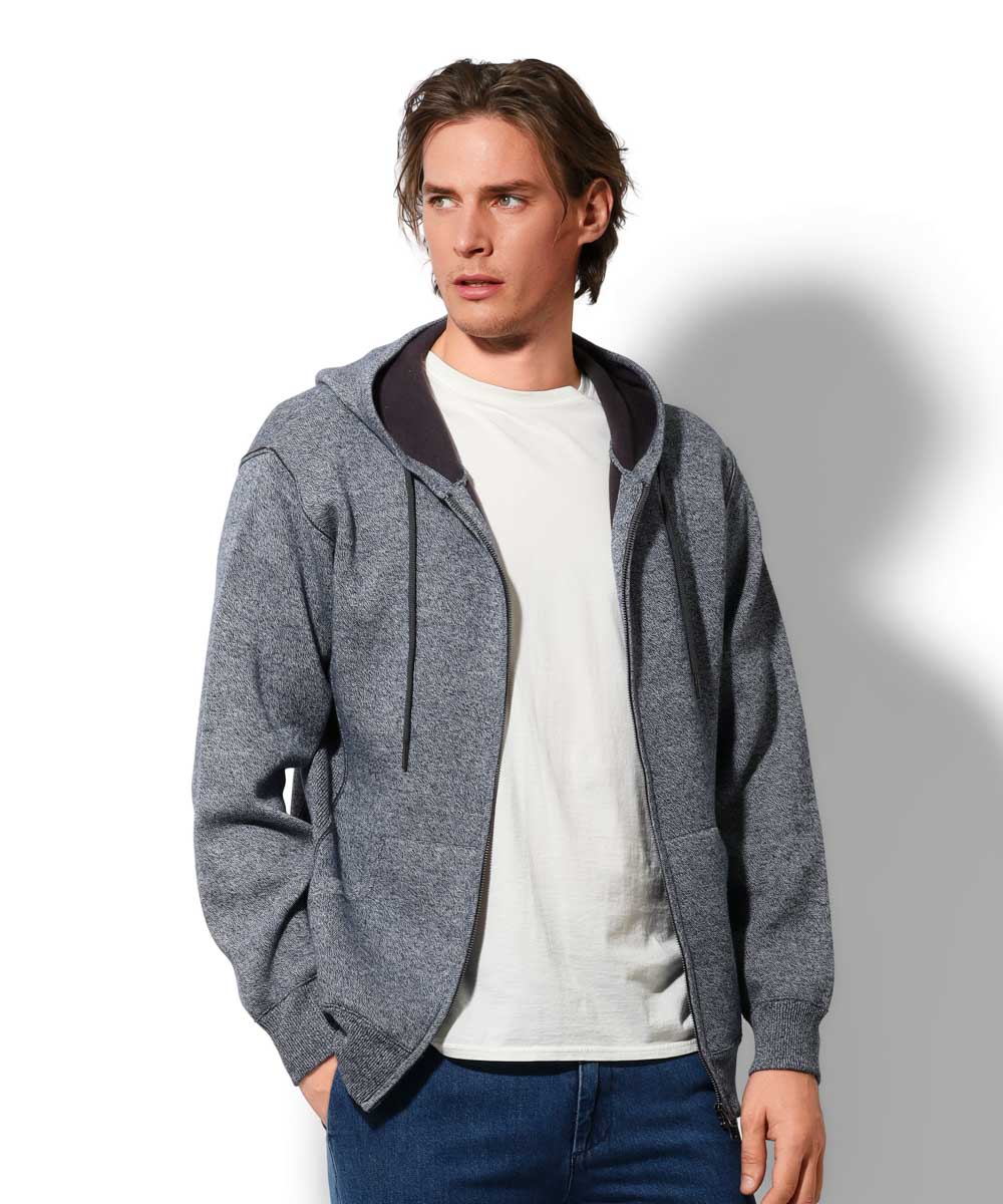 ダブルフェイスニットパーカ