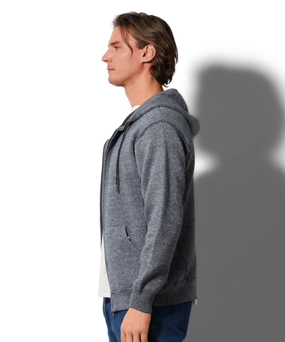 ダブルフェイスニットパーカ