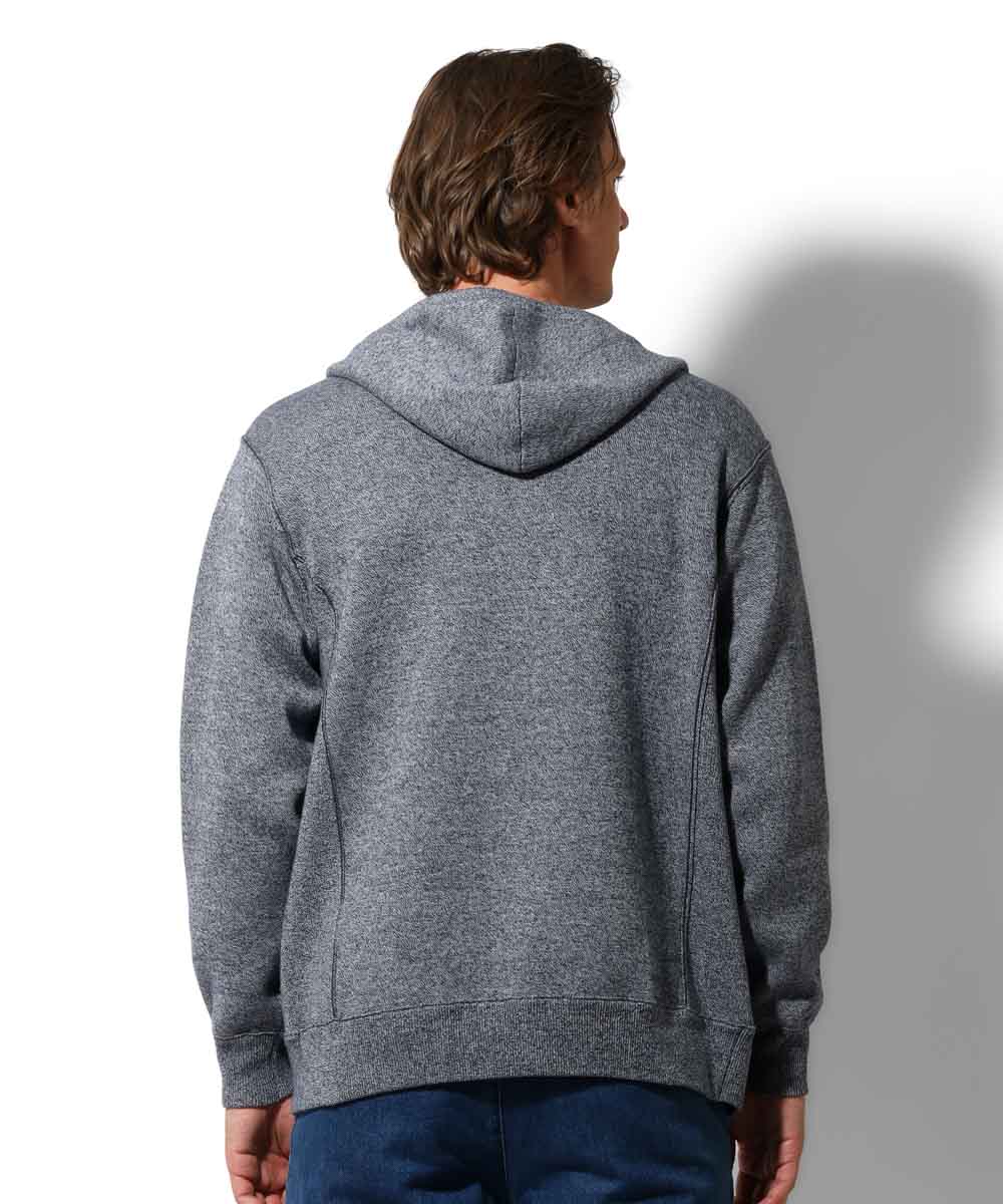 ダブルフェイスニットパーカ