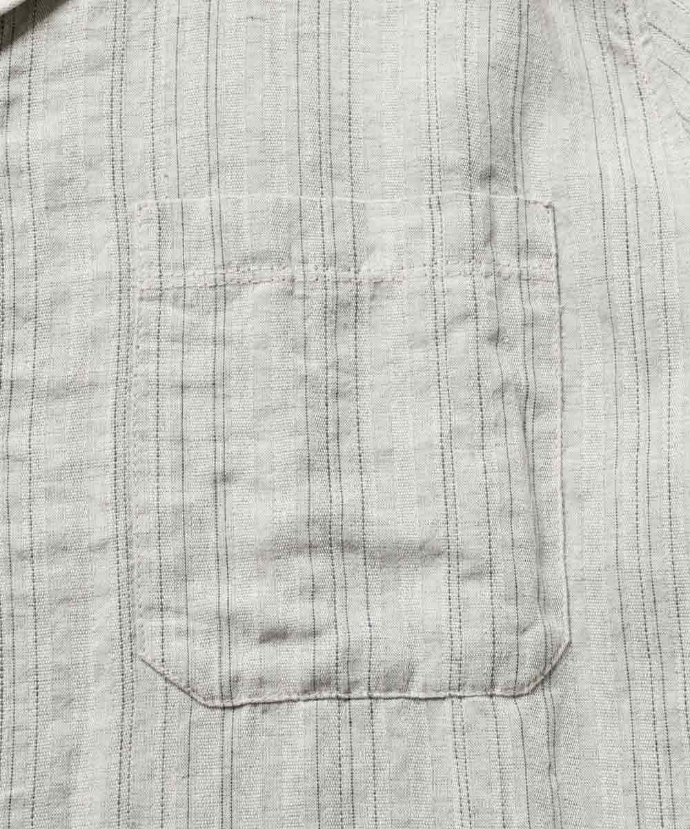 テンセル リネンシャツ