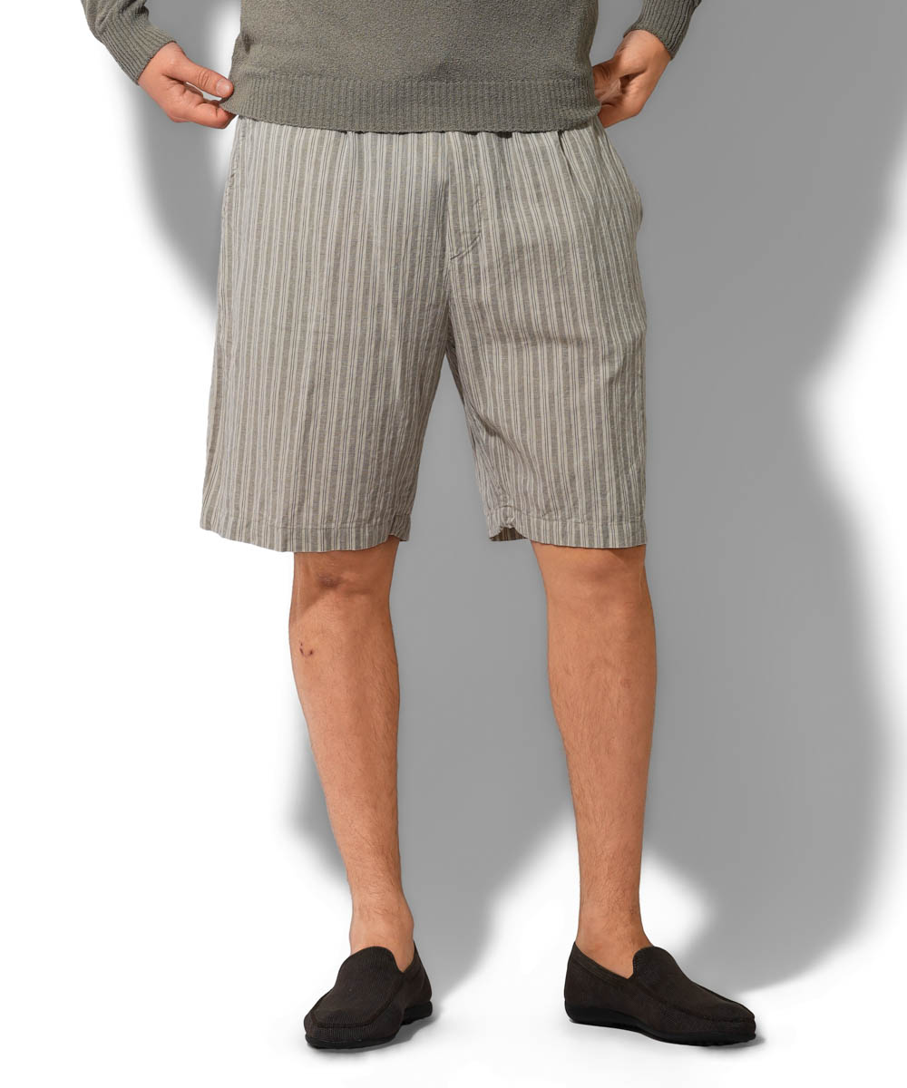 テンセル リネンショーツ