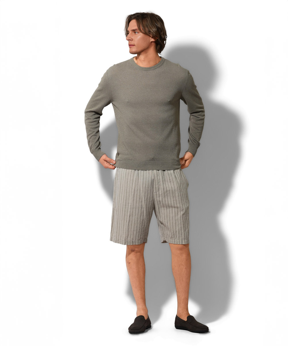 テンセル リネンショーツ