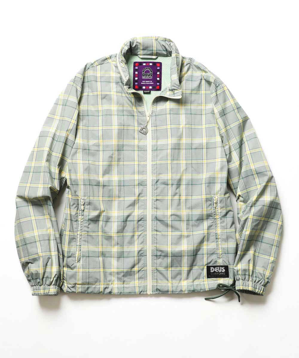 チェック柄 ウインドブレーカー