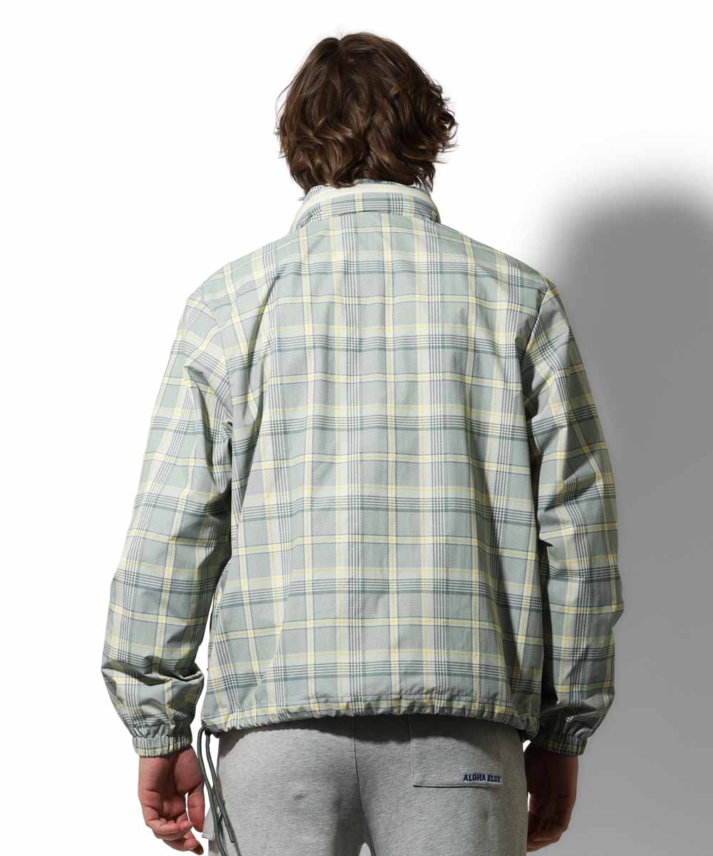 チェック柄 ウインドブレーカー