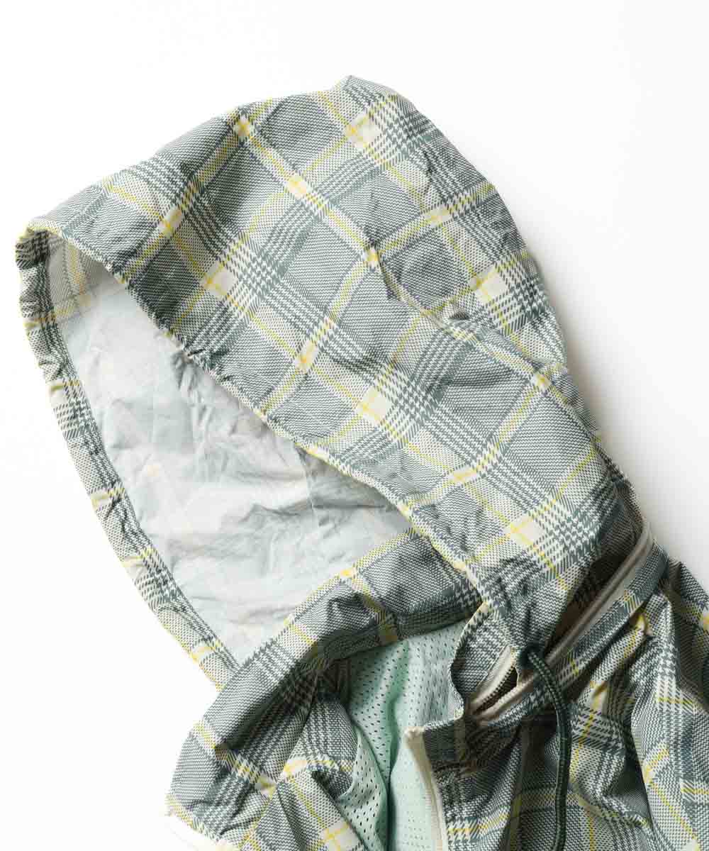 チェック柄 ウインドブレーカー