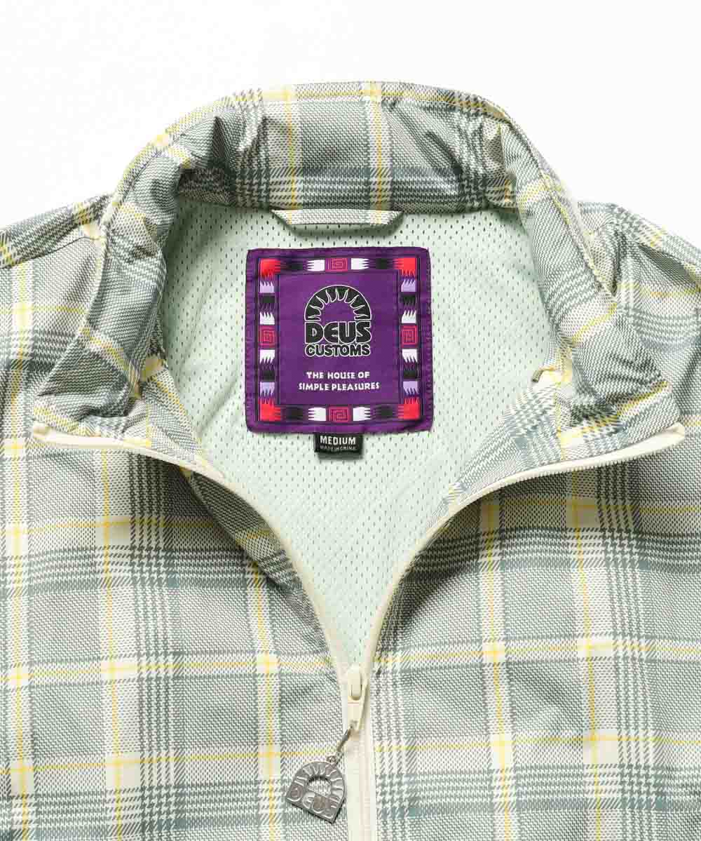 チェック柄 ウインドブレーカー