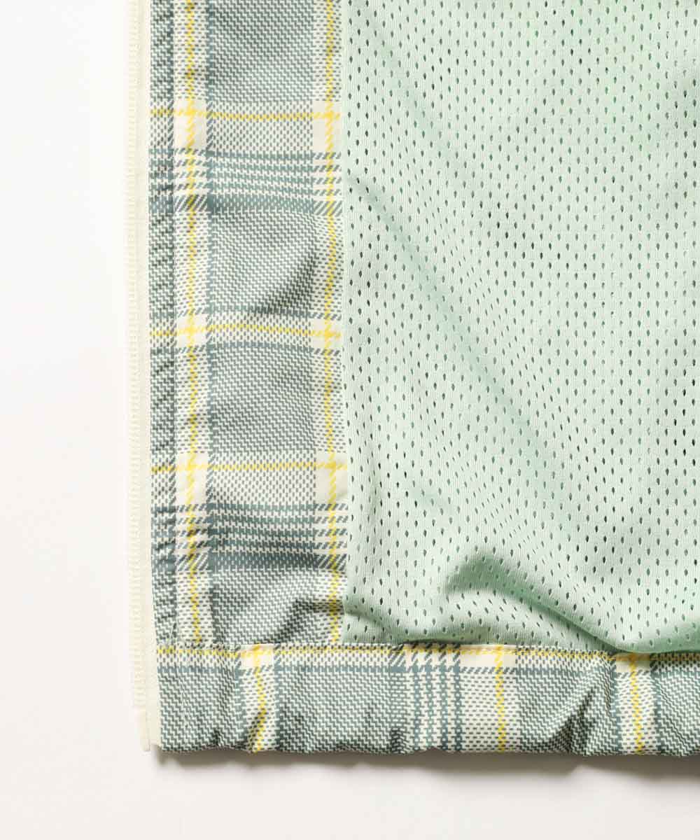 チェック柄 ウインドブレーカー