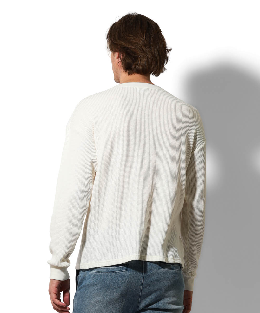 限定 サーマルヘンリーネック