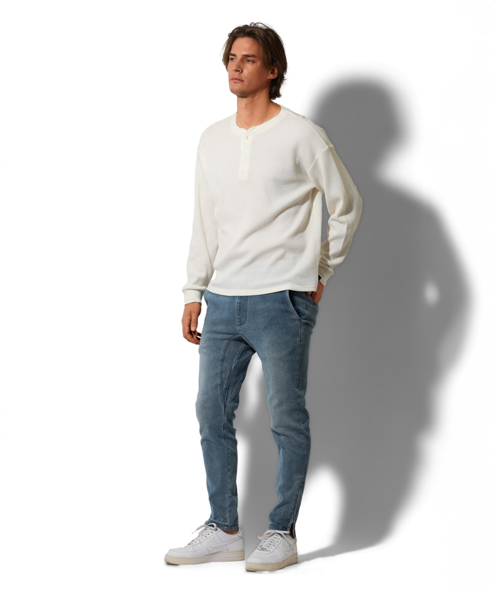 限定 サーマルヘンリーネック