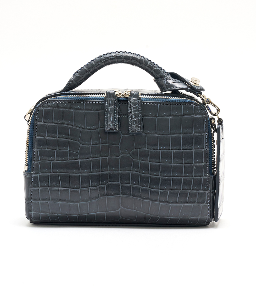 別注限定 クロコ ドライビング ソフトトランクバッグ