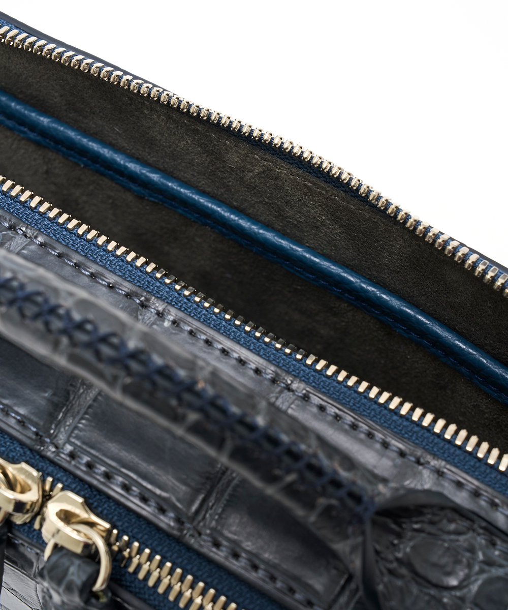 別注限定 クロコ ドライビング ソフトトランクバッグ