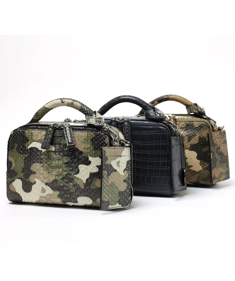 別注限定 クロコ ドライビング ソフトトランクバッグ