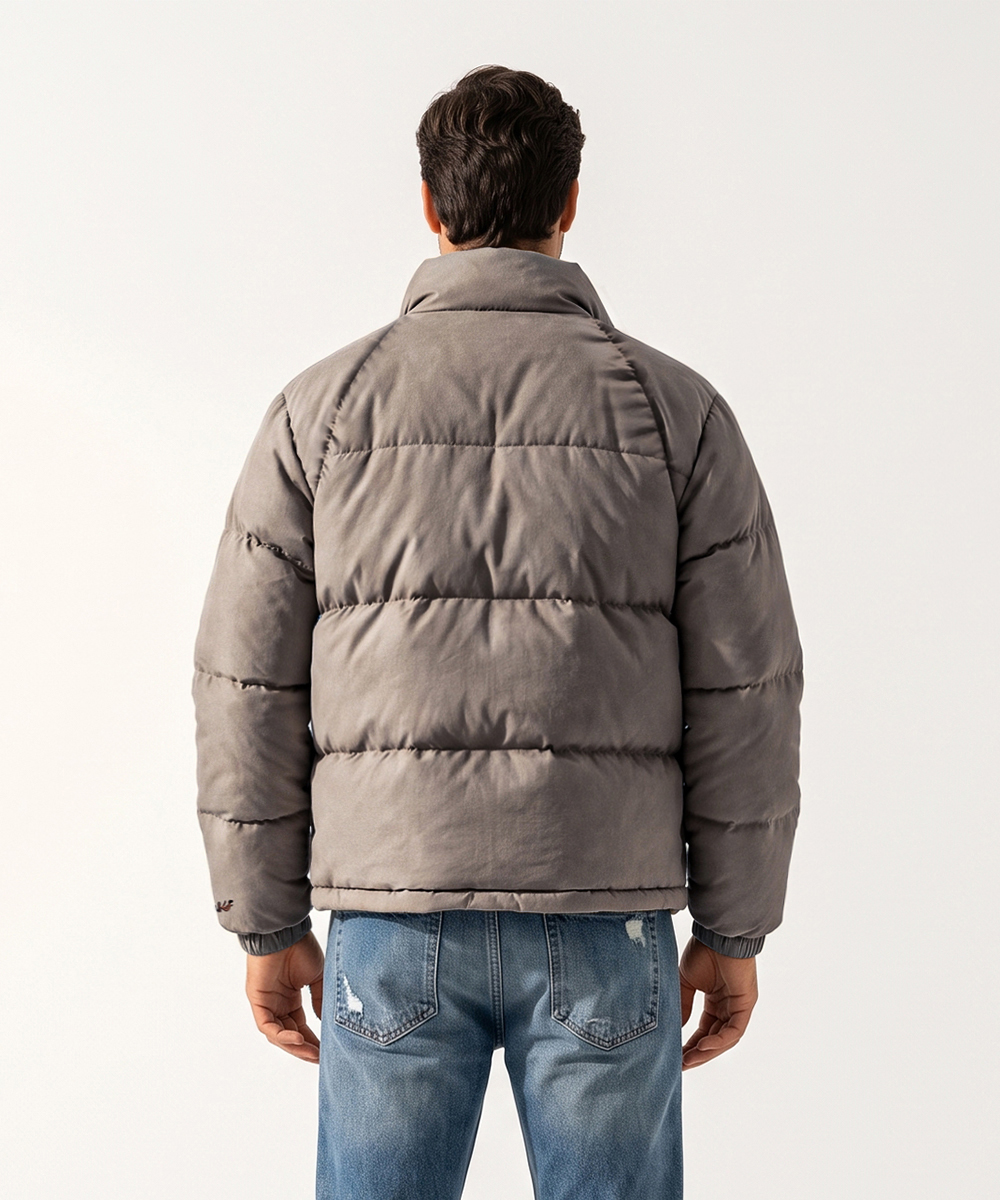 NANGA×DUFFER 硫化染め スタンドカラー ダウンジャケット