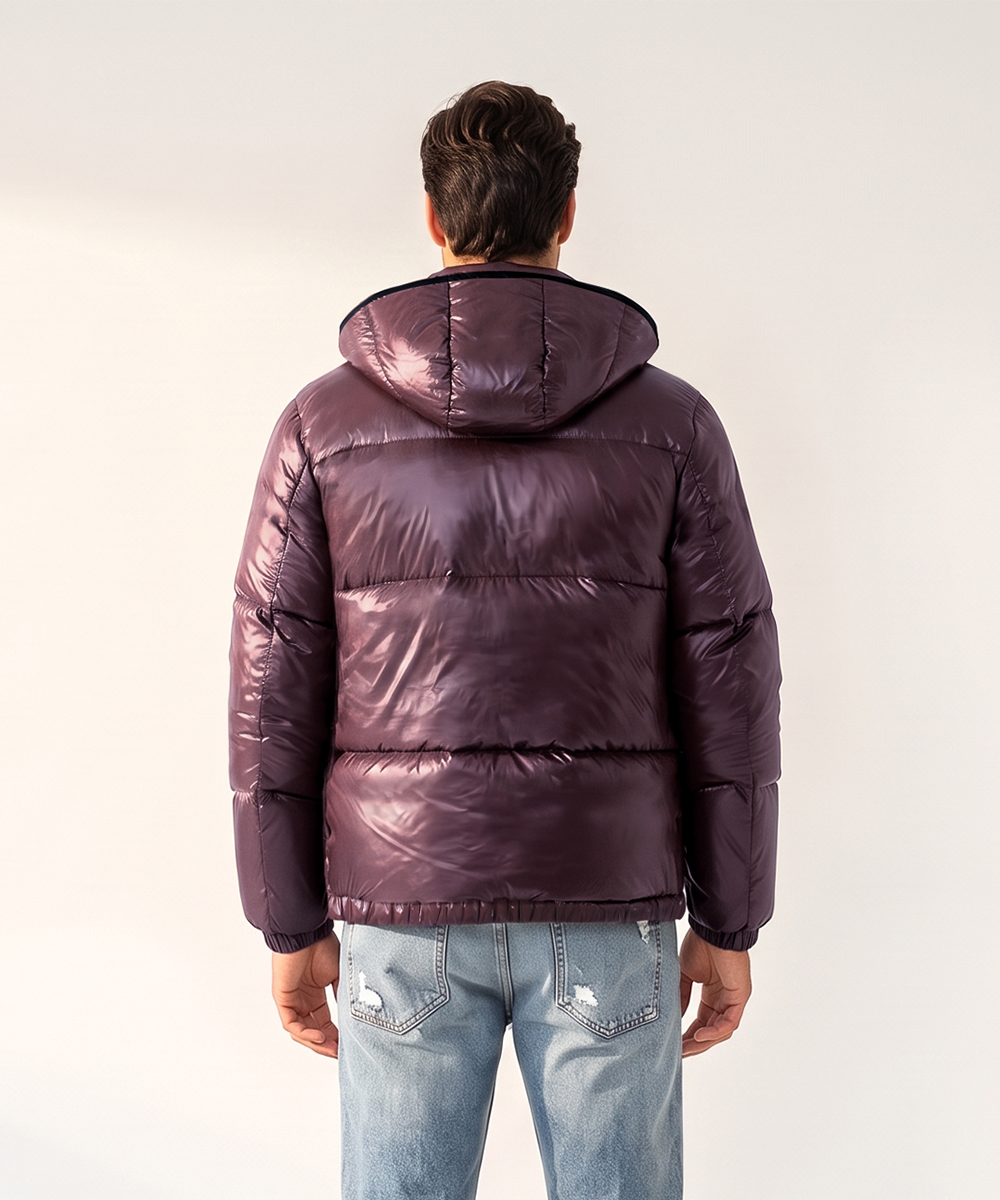 NANGA×DUFFER リップストップ シャイニーダウンフーディジャケット