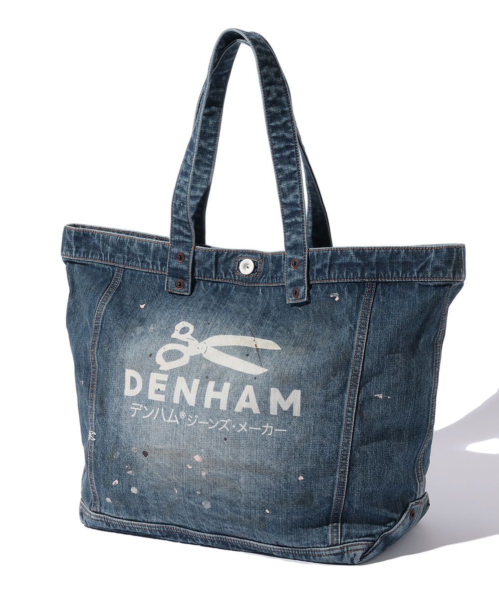 ウォッシュデニム トートバッグ
