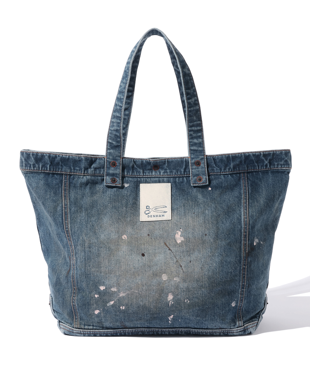 ウォッシュデニム トートバッグ
