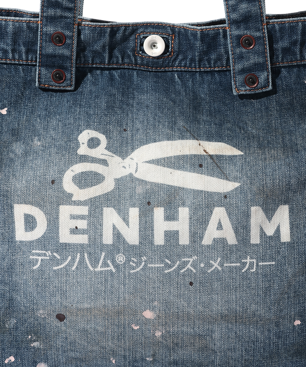 ウォッシュデニム トートバッグ