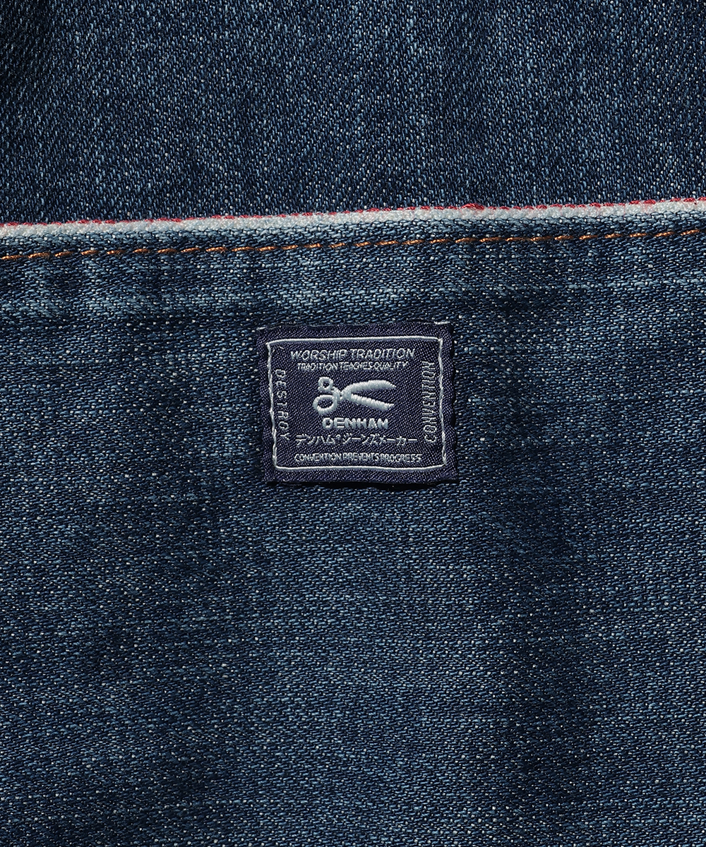 ウォッシュデニム トートバッグ