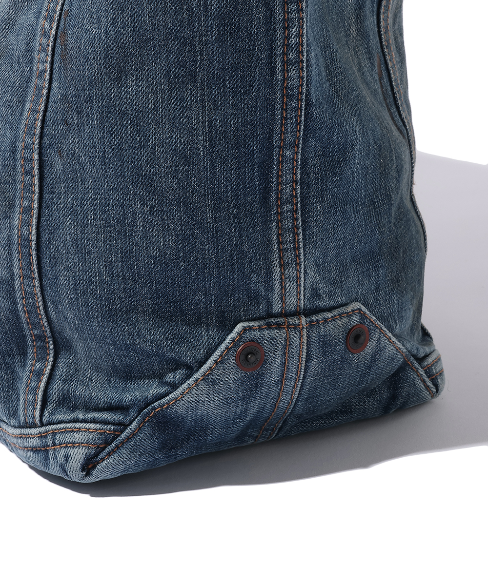 ウォッシュデニム トートバッグ