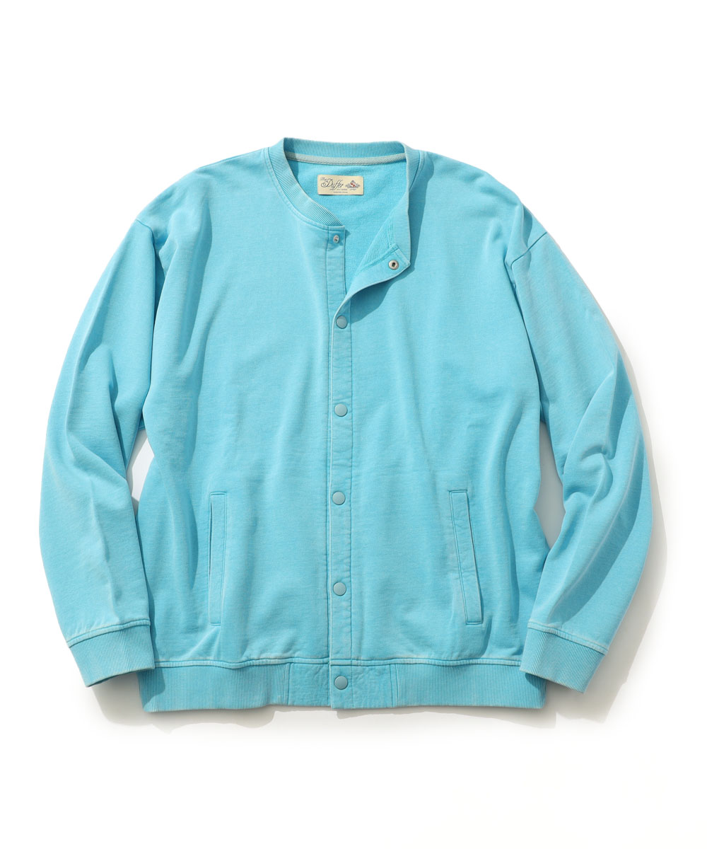 別注限定 ユーズドスウェット スナップカーディガン
