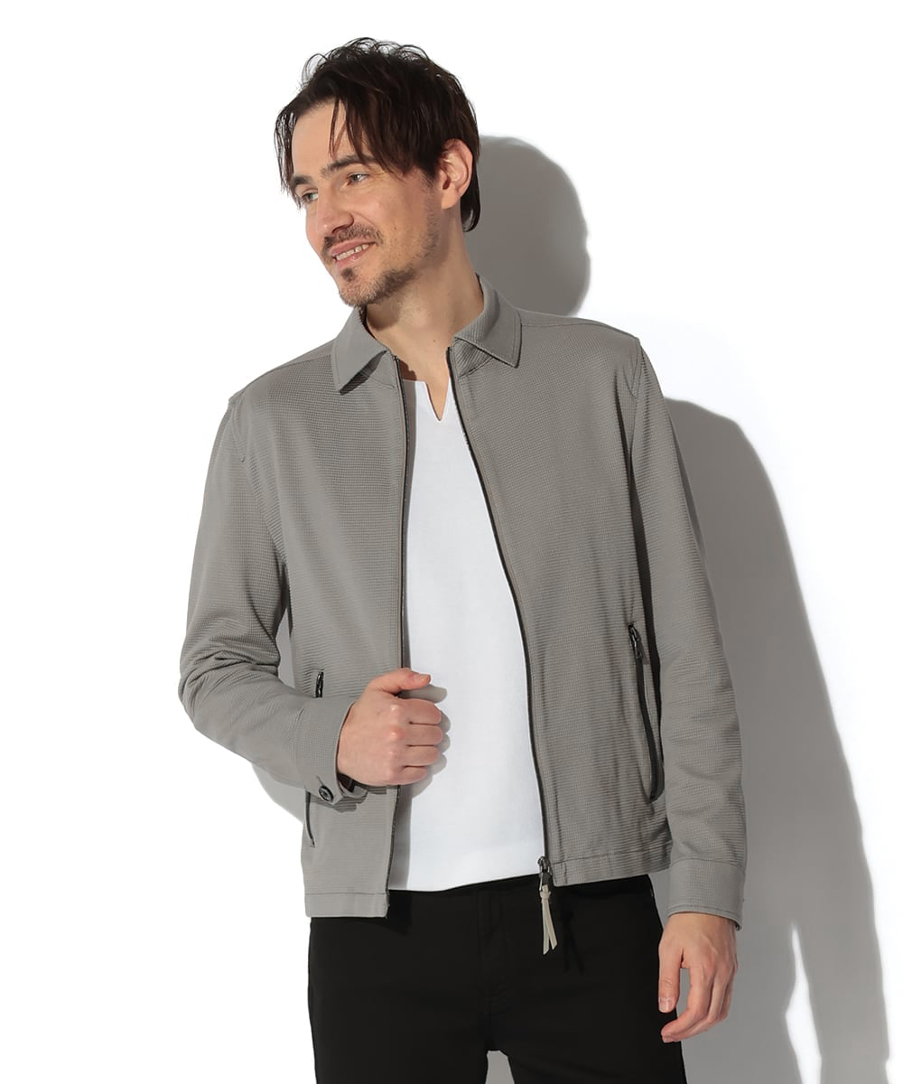 ミニワッフル ジャージーブルゾン