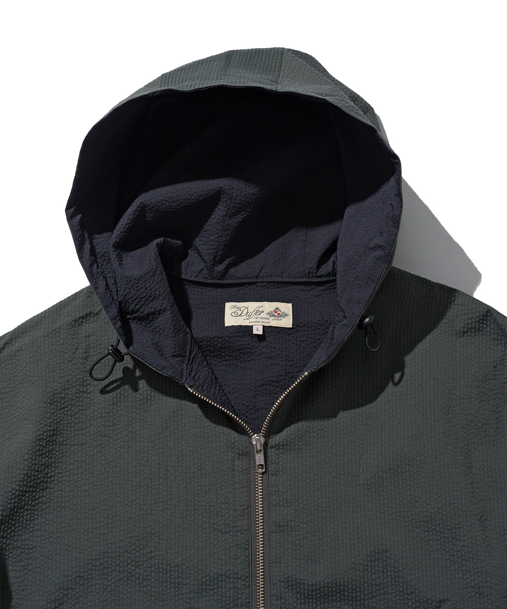 クールマックスシアサッカー セットアップパーカ