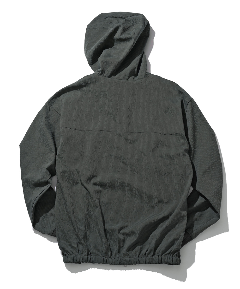 クールマックスシアサッカー セットアップパーカ