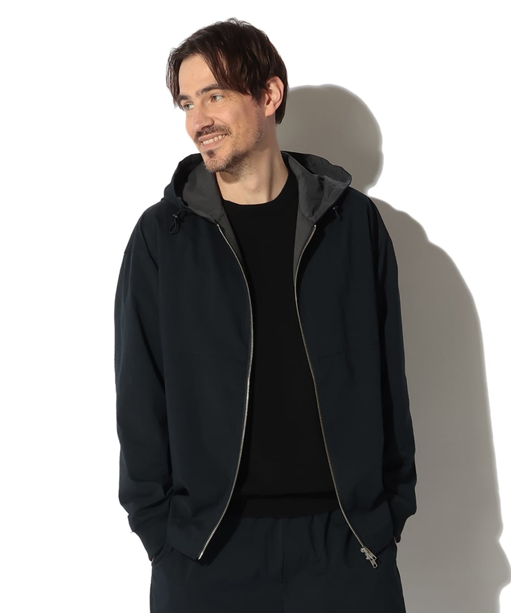 クールマックスシアサッカー セットアップパーカ