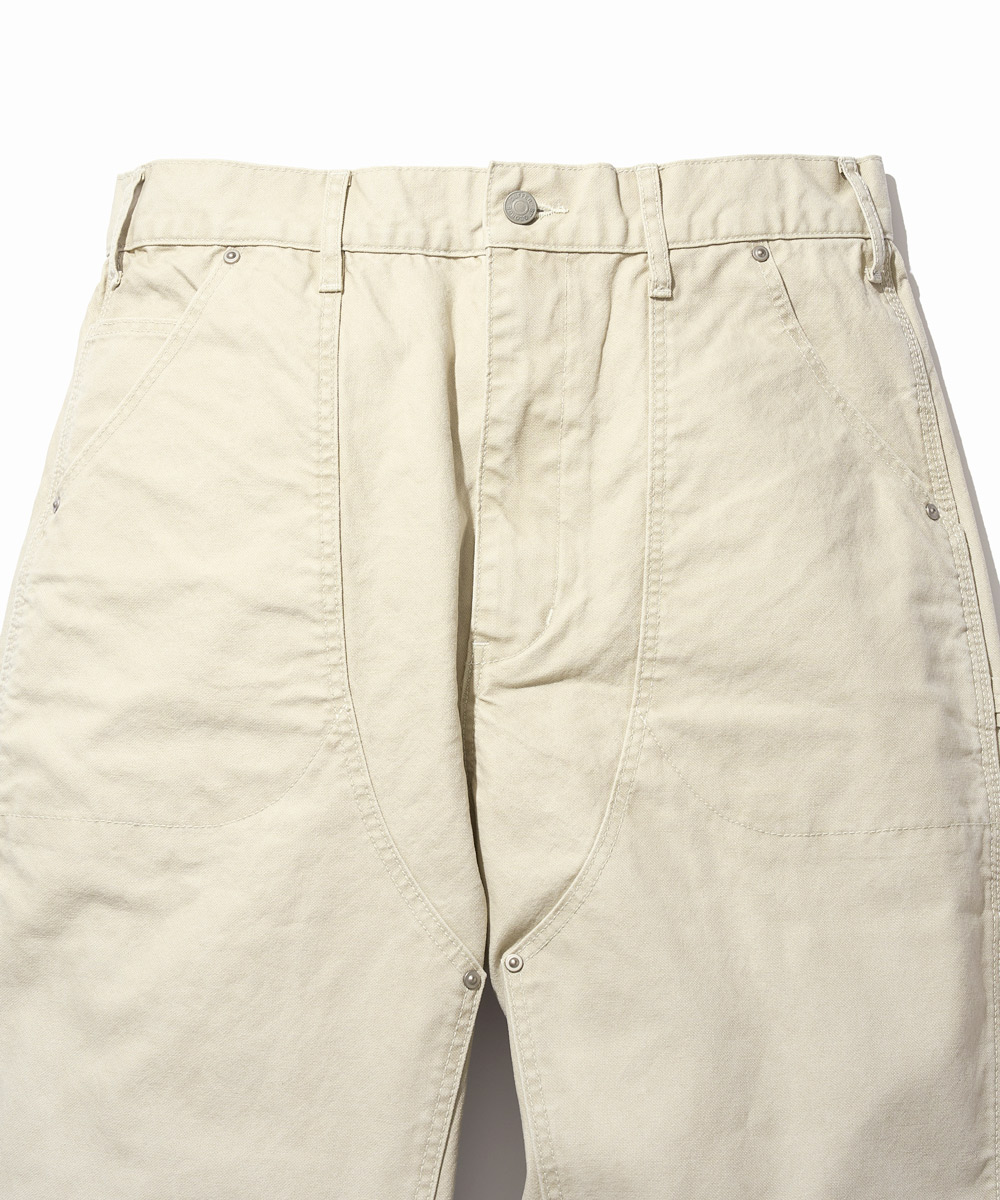 ピグメント加工 ワークパンツ