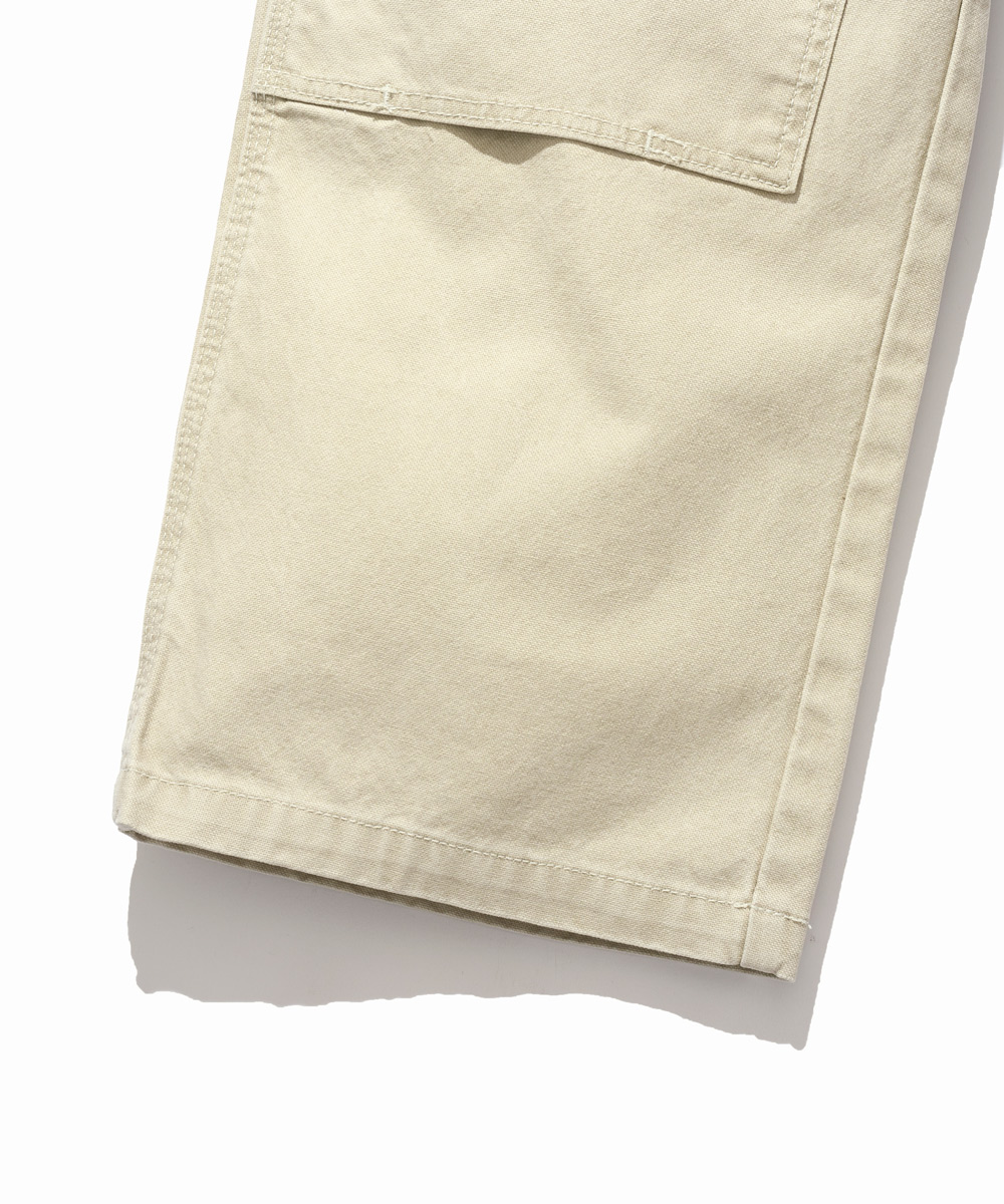 ピグメント加工 ワークパンツ