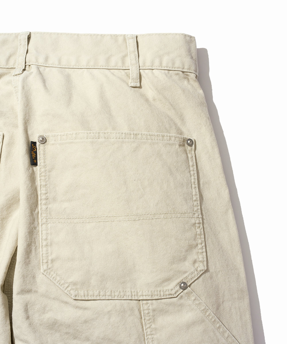 ピグメント加工 ワークパンツ