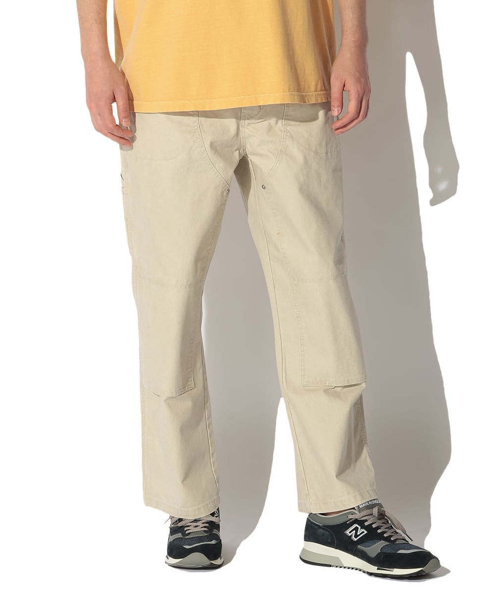 ピグメント加工 ワークパンツ