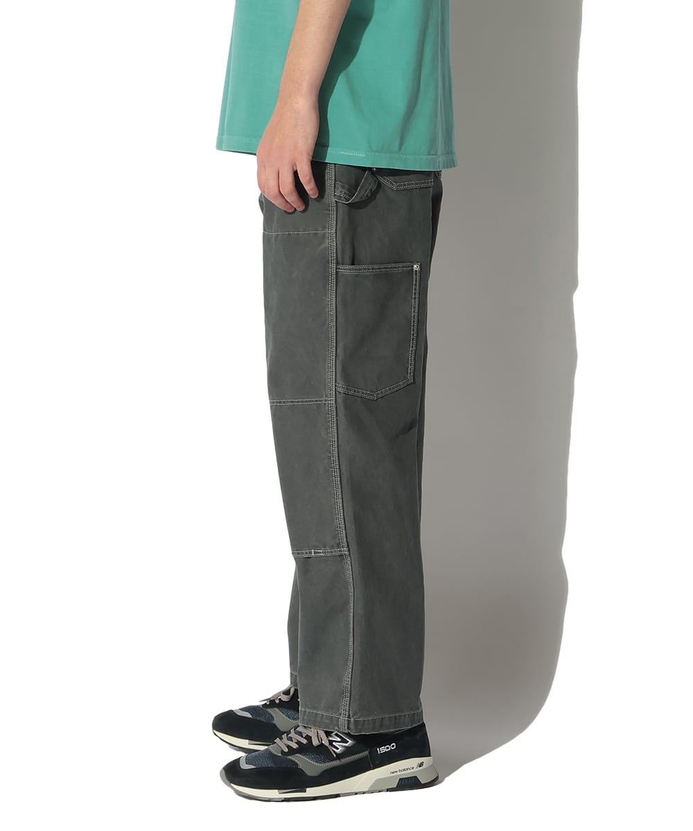 ピグメント加工 ワークパンツ