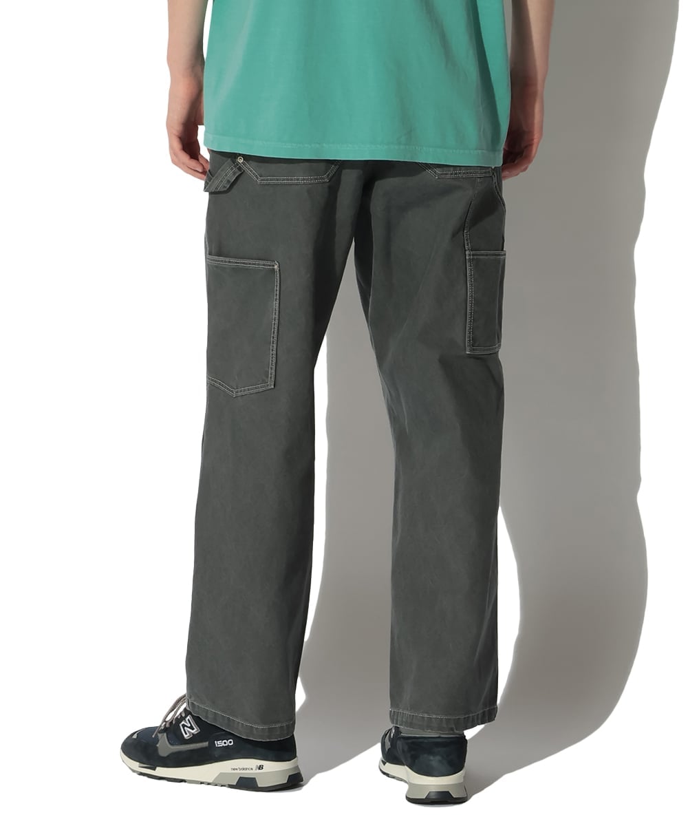 ピグメント加工 ワークパンツ